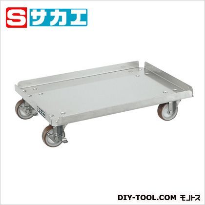 ステンレスコンテナ台車(SUS304・ナイロンウレタン車) ステンレス SUC50D 1