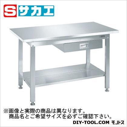 作業台前面中板付キャビネット付 ステンレス SUS4A157T2 1