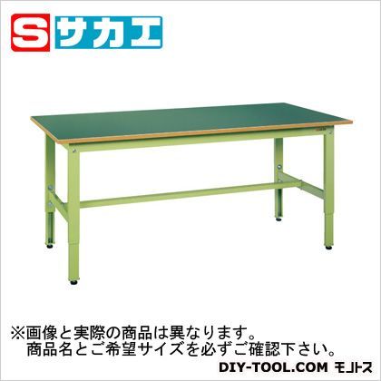 軽量高さ調整作業台TKK6タイプ グリーン TKK6096F 1