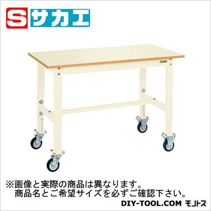 重量セルワーク作業台(高さ調整・移動式) アイボリー TKK6096PCI 1