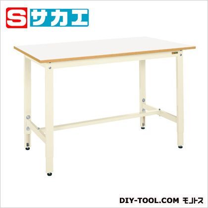 軽量高さ調整作業台TKK8タイプ アイボリー、天板カラー:ホワイト TKK8157FIV 1