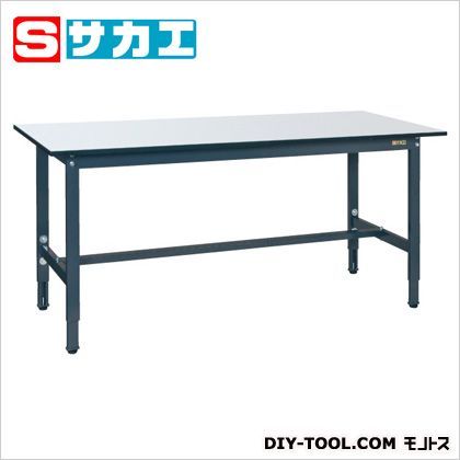 軽量高さ調整作業台TKSタイプ カラー:ダークグレー、天板カラー:グレー TKS189PD 1