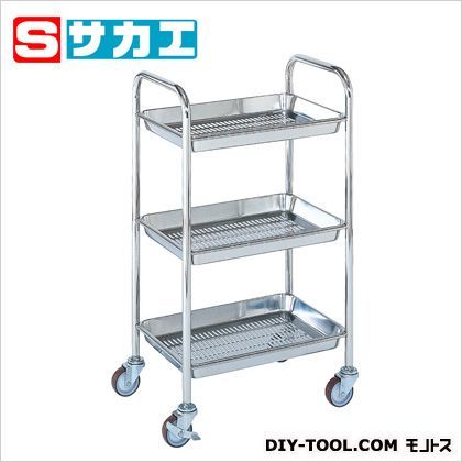 ステンレストレーワゴン スノコトレータイプ(SUS304) ステンレス TW1MSS 1