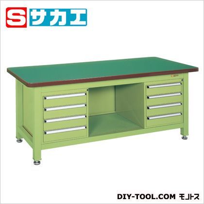 超重量作業台Wタイプ(キャビネットW-4N×2個付)