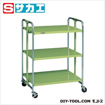 アクティワゴン W750×D500×H980mm サカエグリーン AW-3T