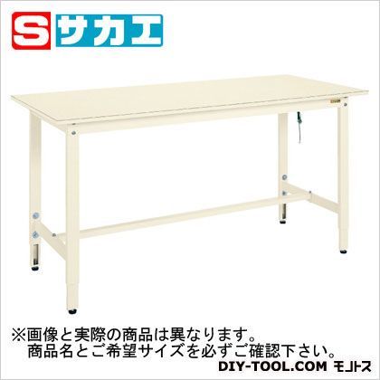 帯電防止マット張高さ調整作業台 アイボリー DS8127I 1