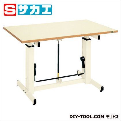 ガスバネ式昇降作業台 アイボリー GUD127 1