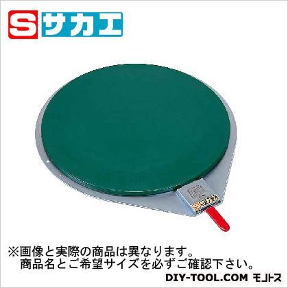 クルクル回転盤(スチール製・ゴムマット・ハンドストッパー付) グリーン 440×579×16mm KS410 1