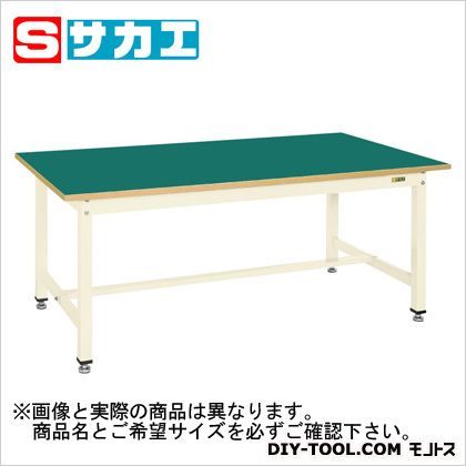 中量作業台KTタイプ カラー:アイボリー 天板カラー:グリーン KT483FIG 1