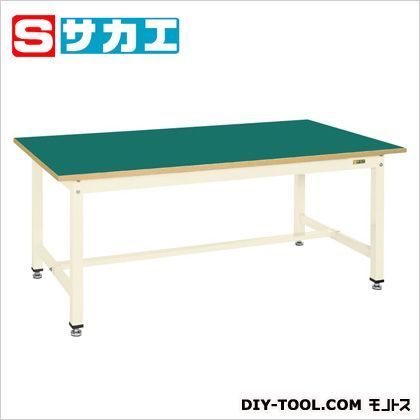 中量作業台KTタイプ カラー:アイボリー 天板カラー:グリーン KT703FIG 1