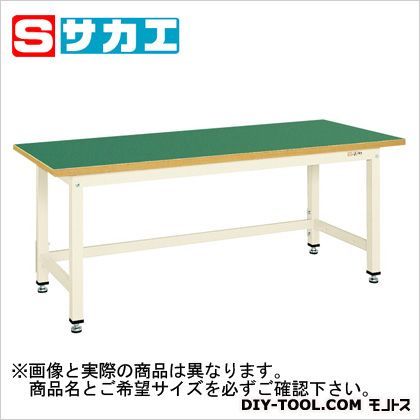 中量作業台KVタイプ カラー:アイボリー 天板カラー:グリーン KV693FI 1