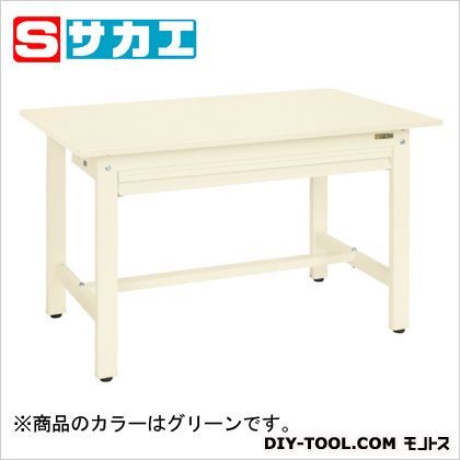 軽量作業台KKタイプ(全面引出し付) グリーン KK49SNZ 1