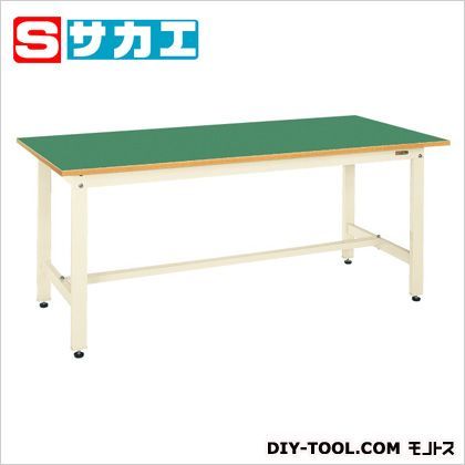 軽量作業台KKタイプ カラー:アイボリー 天板カラー:グリーン KK70FNI 1
