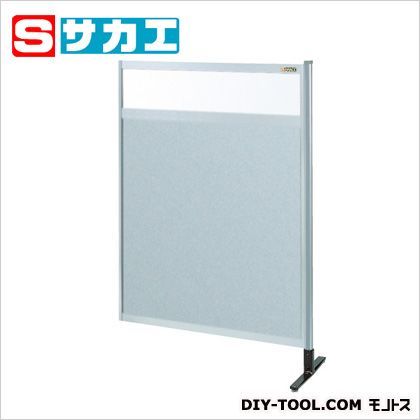 パーティション(固定式・上透明塩ビ・下アルミ・連結)