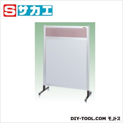 パーティション(移動式・上透明カラー塩ビ・下アルミ) NAK34NC 1