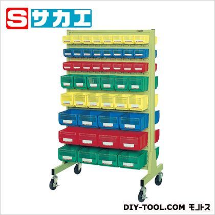 パネルハンガー(両面・移動式)パーツボックスSAタイプ付 NFP128CW 1