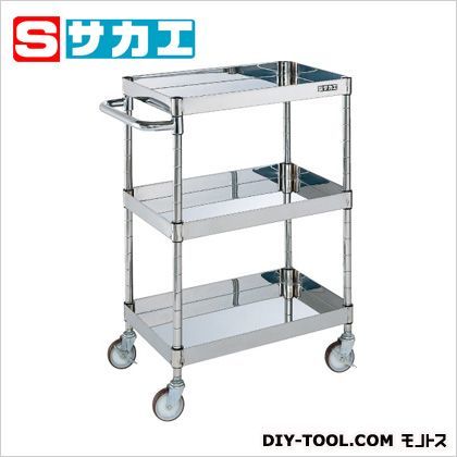 ステンレスニューパールワゴン(3段タイプ・SUS430)