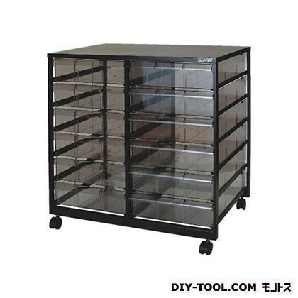 フットワークエースダブルB4深型 ブラック 1