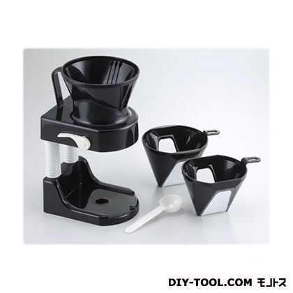 ペーパー不要!蒸らしができるおいしいコーヒーメーカー ブラック SV-3376 1