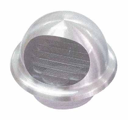 ステン丸型フード付ガラリ SUS304 100mm 1