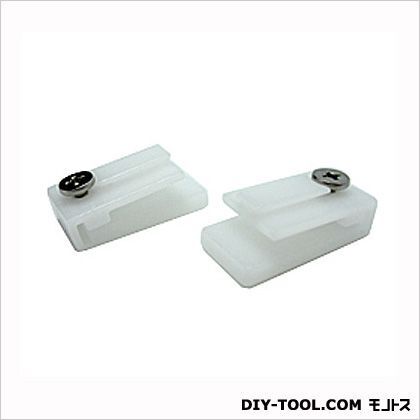 網戸ガイドビス固定用中芯ガイド網戸-101 シルバー 1××2.6cm 2個