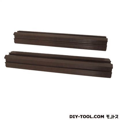 エス・ウッド 三角框 ストレート ブラウン L300mm 665-206 2本