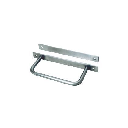 ステンレス製プレート付タラップローレット無し 19×350mm 241-501 1