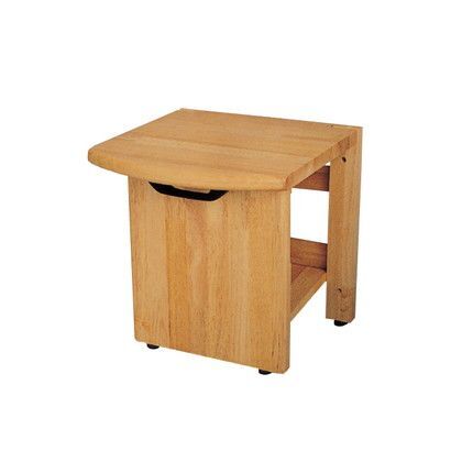 木製 玄関用椅子 H380mm×W360mm×D380mm 455555 1