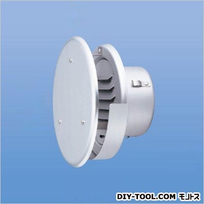 丸型風防付ガラリ(ステンレス網付水切付) SK-AGC100W 1