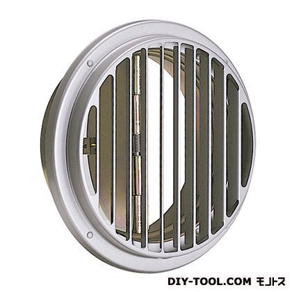 外壁用ステンレス製換気口薄型縦ガラリ防火ダンパー付