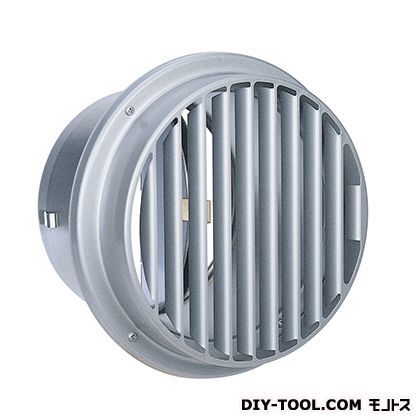 外壁用ステンレス製換気口厚型縦右吹きガラリ防火ダンパー付