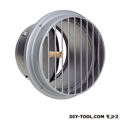 外壁用ステンレス製換気口厚型縦左吹きガラリ防火ダンパー付