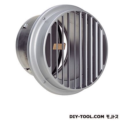 外壁用ステンレス製換気口厚型偏芯縦ガラリ防火ダンパー付