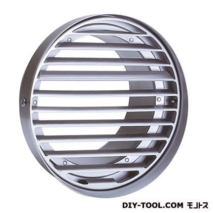 外壁用ステンレス製換気口内向ガラリ型水切り付