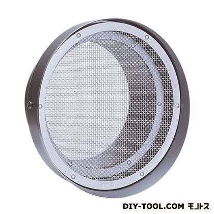 外壁用ステンレス製換気口金網型10メッシュ水切り付