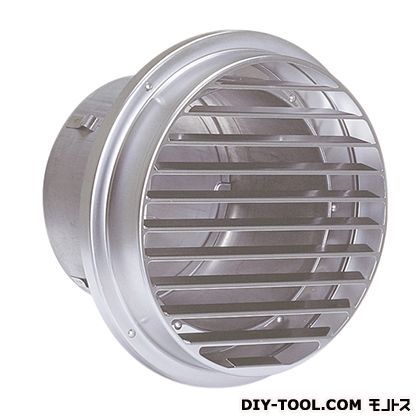 外壁用ステンレス製換気口(ベントキャップ)逆風防止ダンパー付