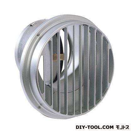 アルミ換気口(ベントキャップ)厚型偏芯縦ガラリ防火ダンパー付 STD75HC 1