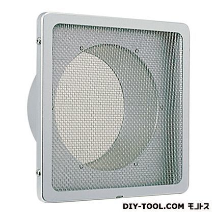外壁用アルミ製換気口(フラットグリル)角金網型10メッシュ