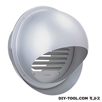 外壁用アルミ製換気口(セルフード)同芯ガラリ型ワイド水切り付