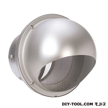 外壁用アルミ製セルフード同芯金網型10メッシュ防火ダンパー付 AFND75C 1