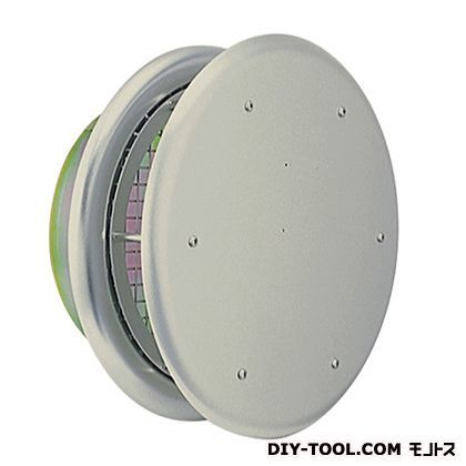 アルミ製換気口金網型3メッシュフラットカバー防火ダンパー付 SNBD100 1