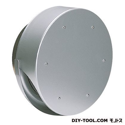 アルミ製換気口水切付薄型フード金網型3メッシュ防火ダンパー付 SNUD100M 1