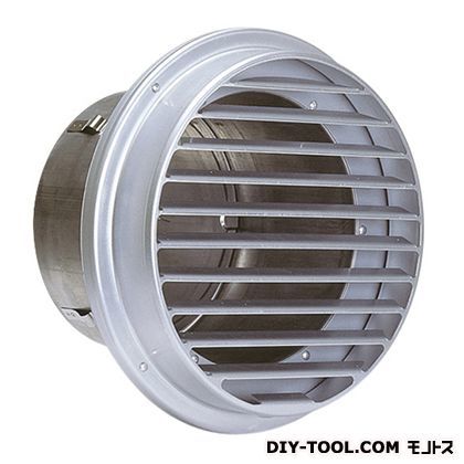 外壁用アルミ製換気口ベントキャップ低圧損逆風防止ダンパー付 SVC100A 1