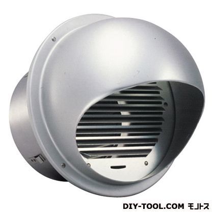 アルミ製換気口セルフード同芯ガラリ型低圧損逆風防止ダンパー付 SFXC100 1