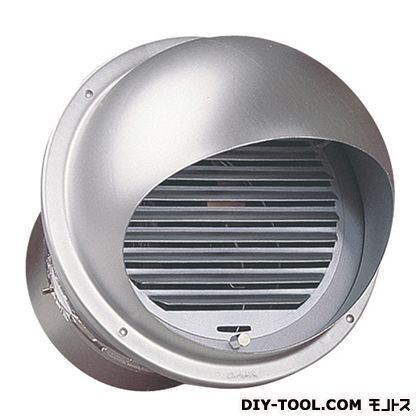 アルミ製セルフード同芯ガラリ型低圧損逆風防止・防火ダンパー付 SFXDC100C 1
