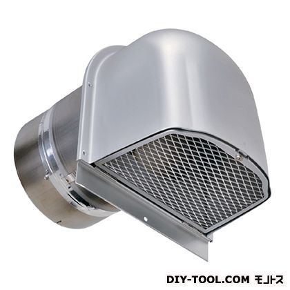 アルミ深型フード金網型7×14下部開閉逆風防止防火ダンパー付 CFNDC100C 1