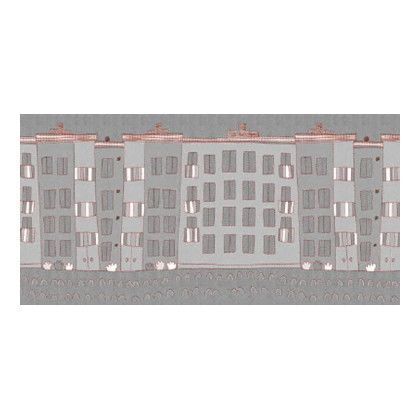 ウィンドウフィルム Funkis in 1930s 赤(えんじ) 46cm×90cm SPC-643 1