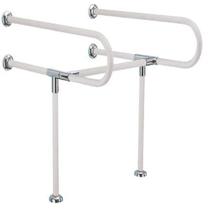 C型丸棒手摺(洗面器用) アイボリ 800×700mm NO-858 1