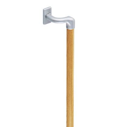 オフセット手すり シルバー/ライトオーク 800mm BR-572 1