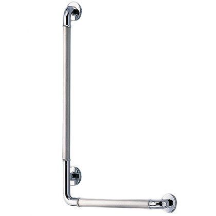 L形丸棒ニギリバー(左) クローム/鏡面 32φ NO-802L 1